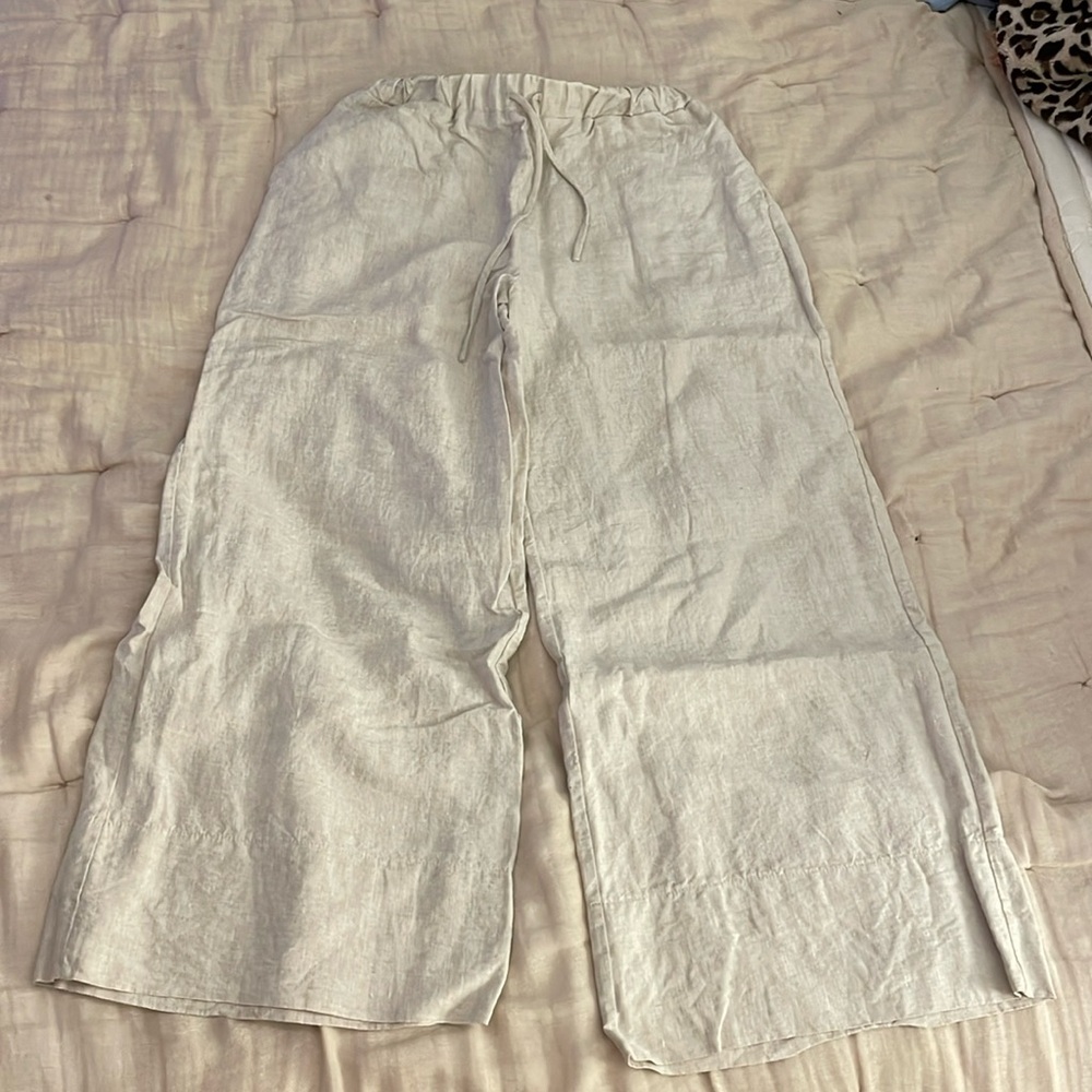 Dissh linen pants - US 4/ AUS 8